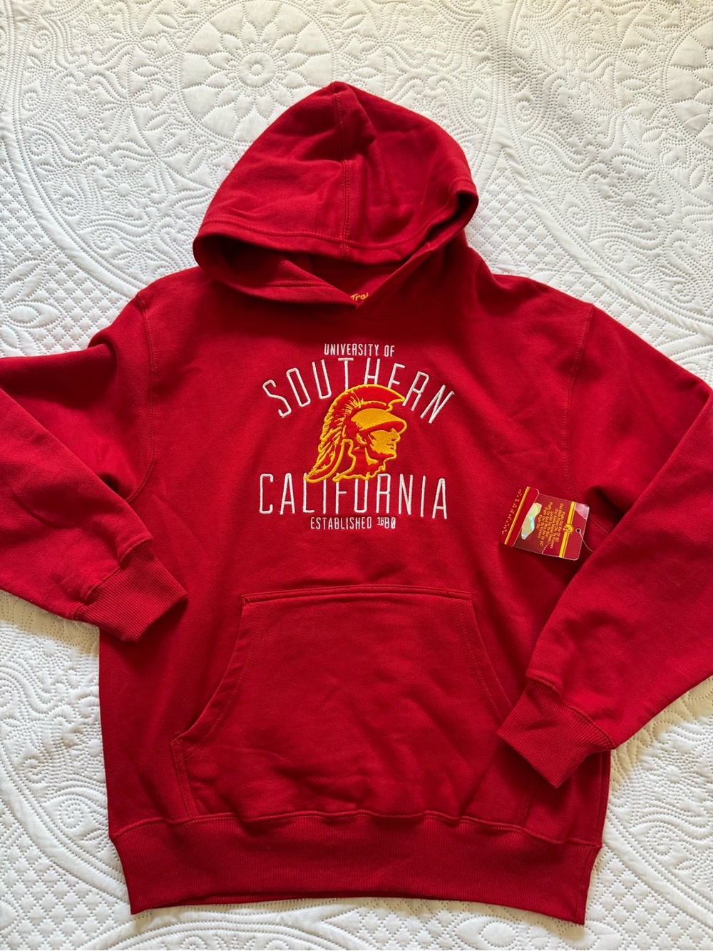 University of Southern California Red Pullover Hoodie